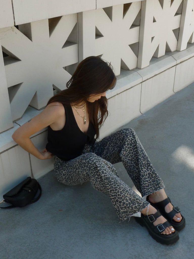 Anchorage Pants in Leopard Print