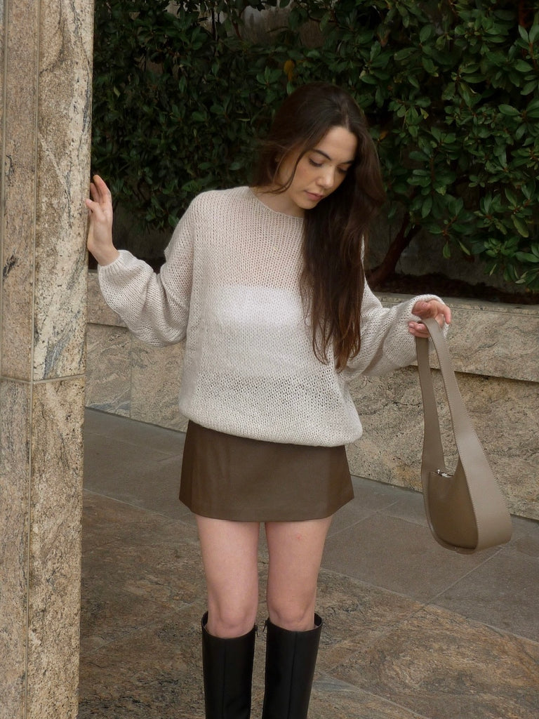 Ludlow Sweater in Beige