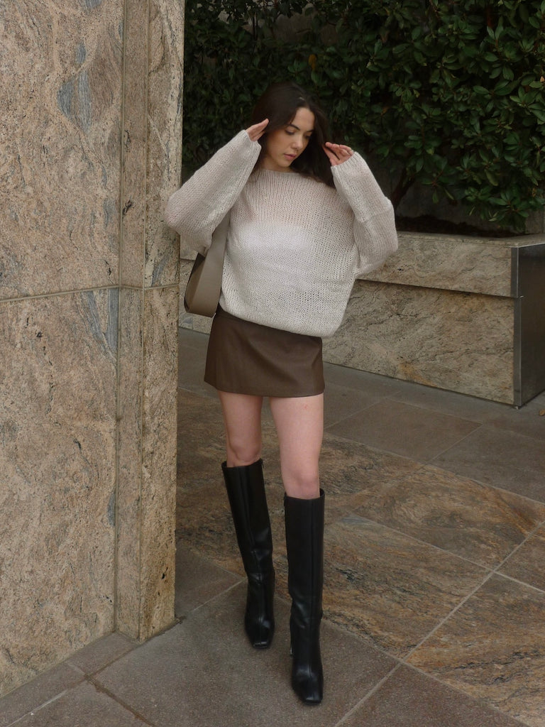 Ludlow Sweater in Beige