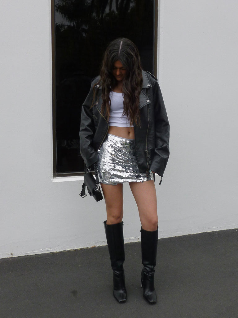 Disco Fever Mini Skirt