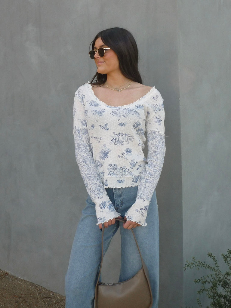 Clover Printed Thermal by FREE PEOPLE