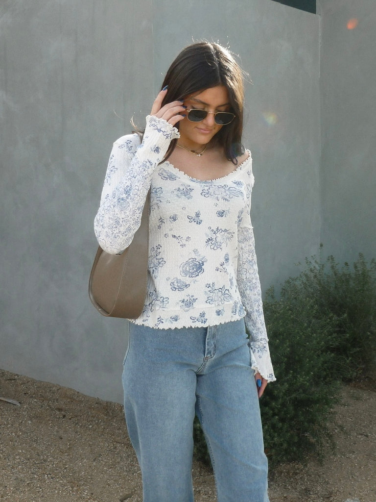 Clover Printed Thermal by FREE PEOPLE