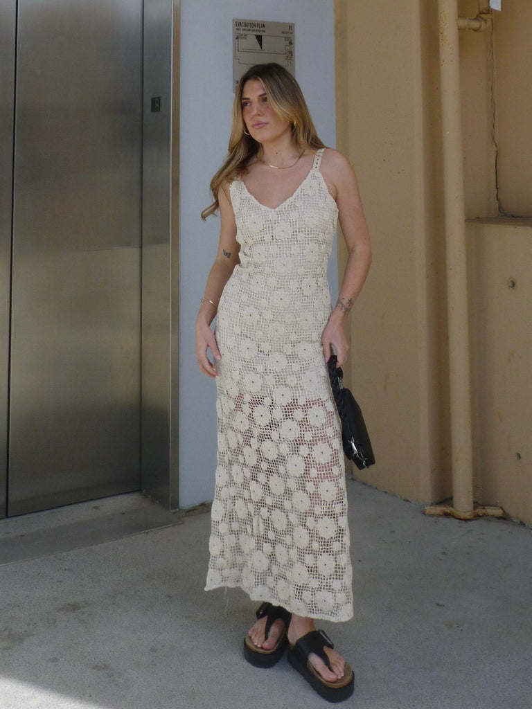 Cabana Crochet Maxi Dress