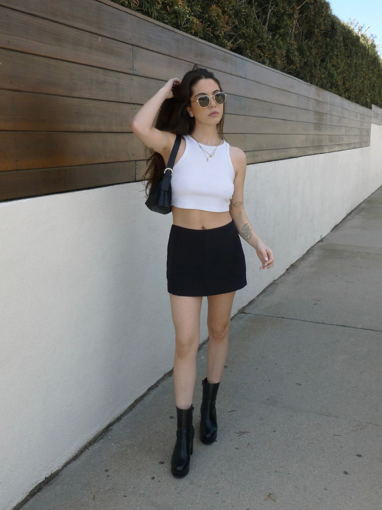 Alexa Mini Skirt in Black