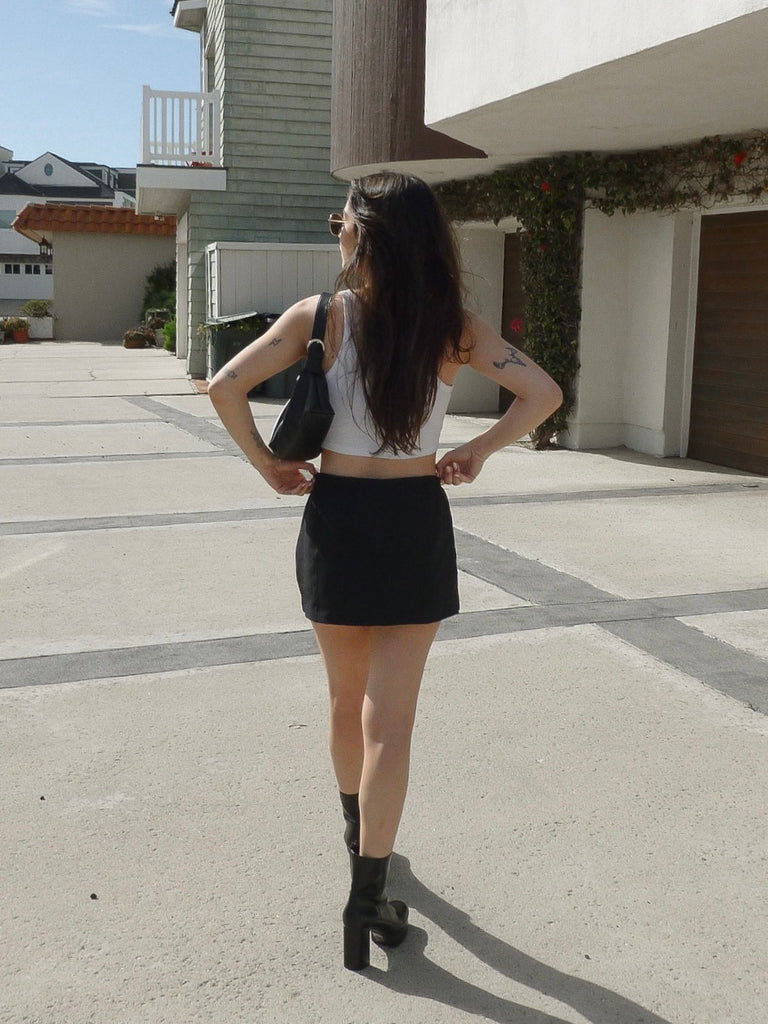 Alexa Mini Skirt in Black