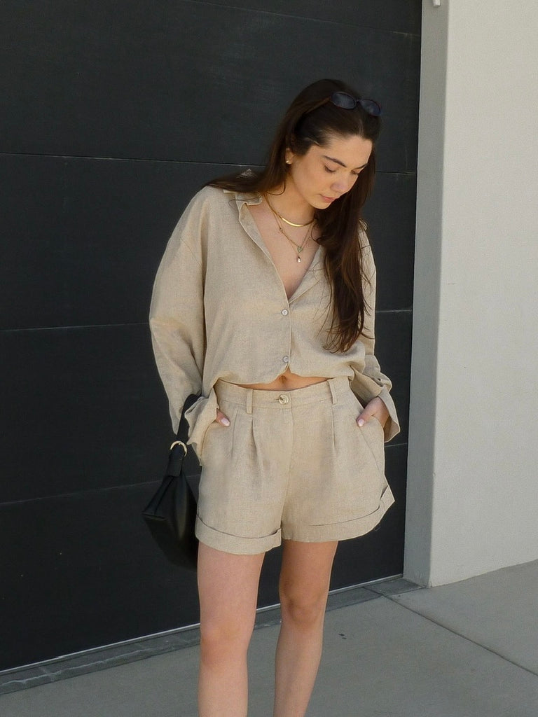 Wes Linen Shorts