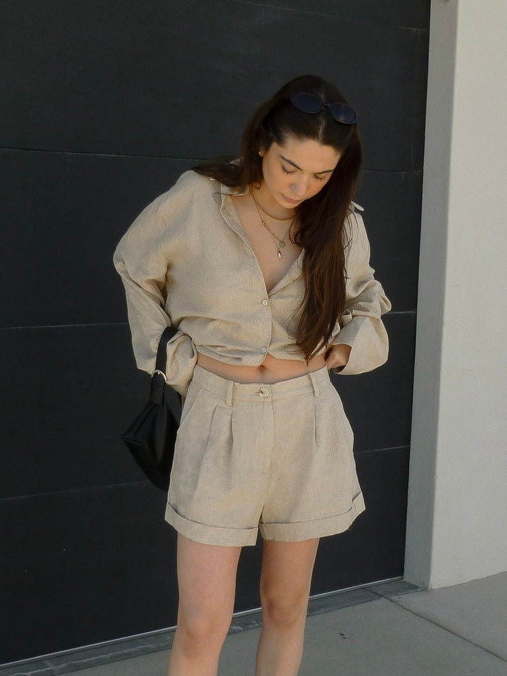 Wes Linen Shorts