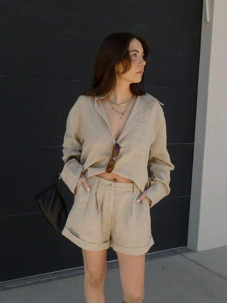 Wes Linen Shorts