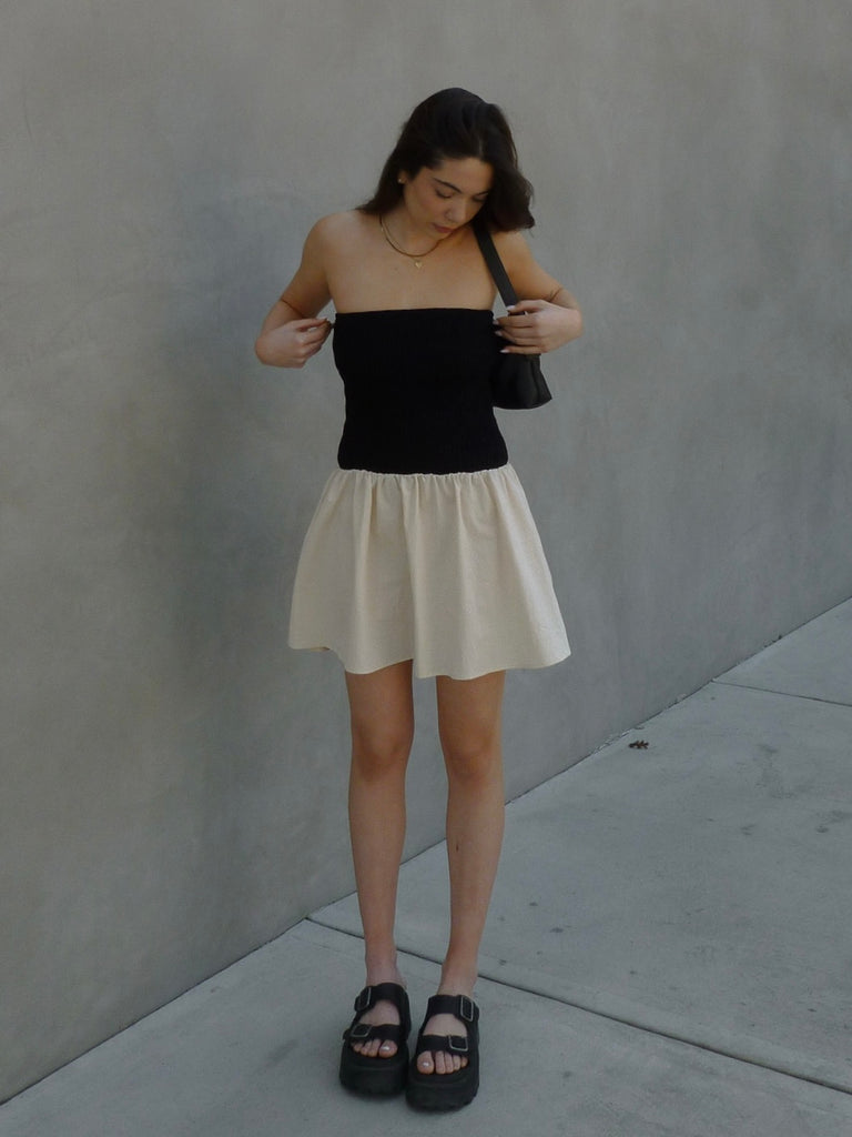 Bridge Strapless Mini Dress