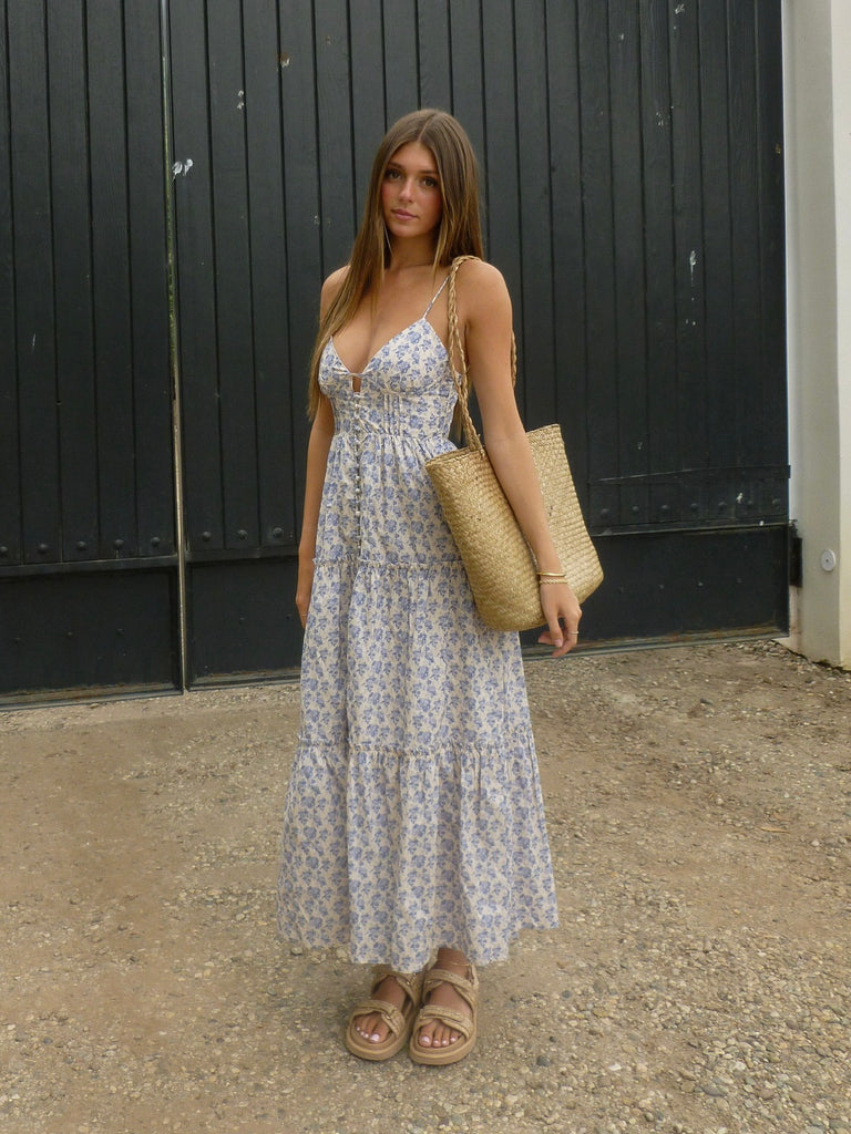 Perfect Day Floral Print Maxi Dress