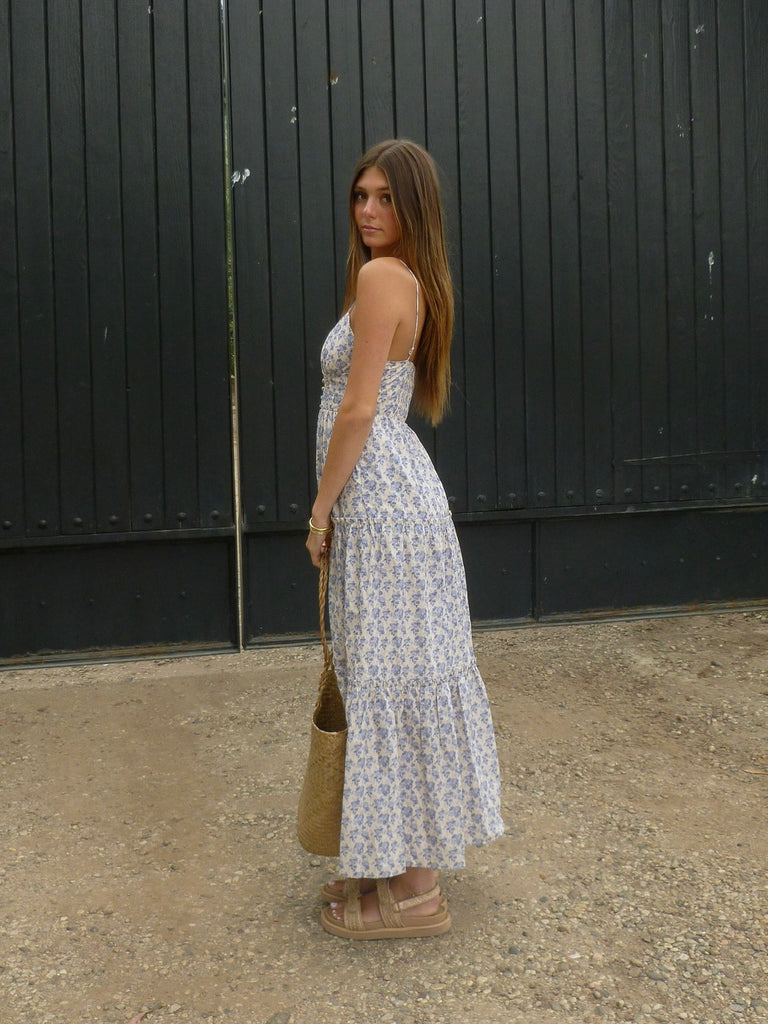 Perfect Day Floral Print Maxi Dress