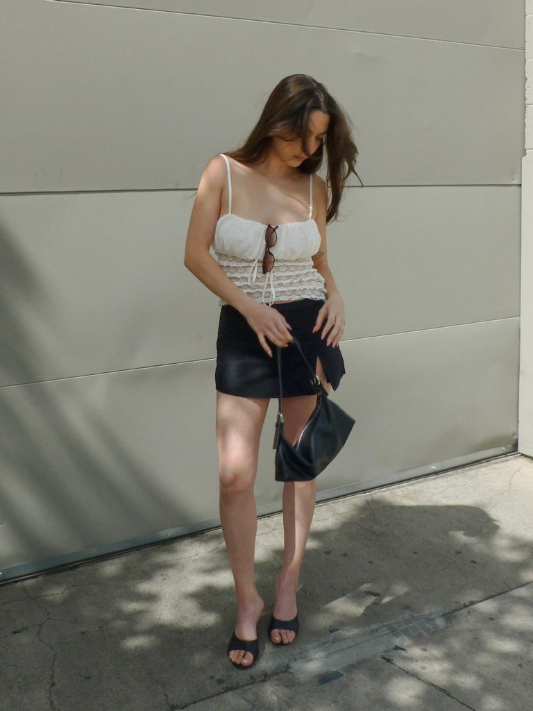 Rumi Mini Skort in Black