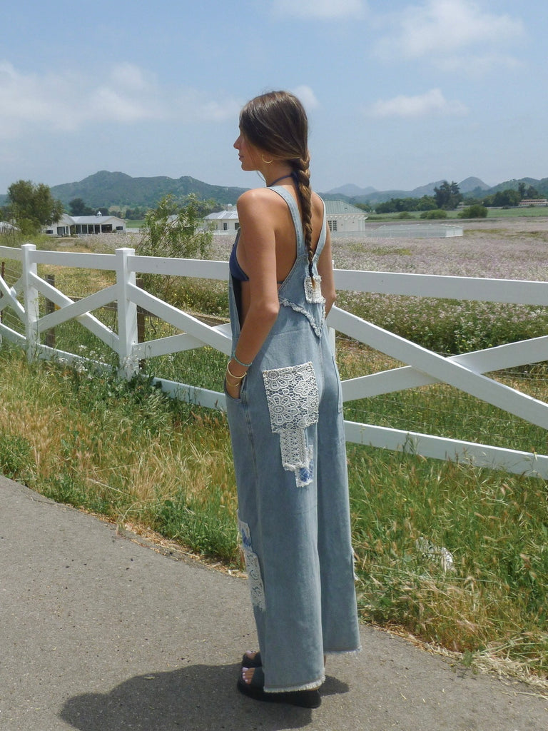 Patchwork Overalls