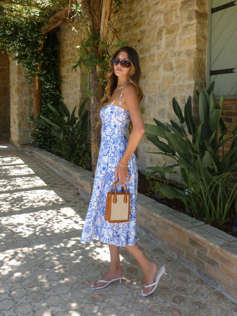 Fran Floral Print Midi Dress