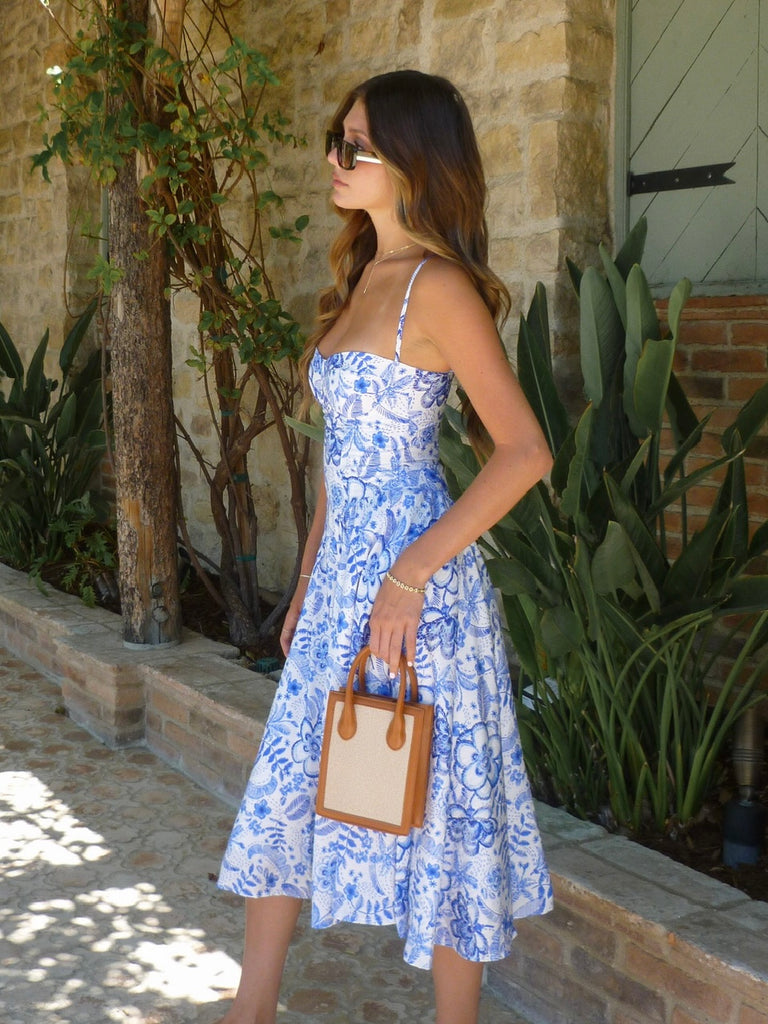 Fran Floral Print Midi Dress