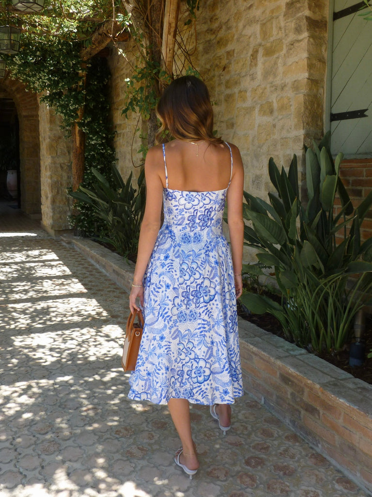Fran Floral Print Midi Dress