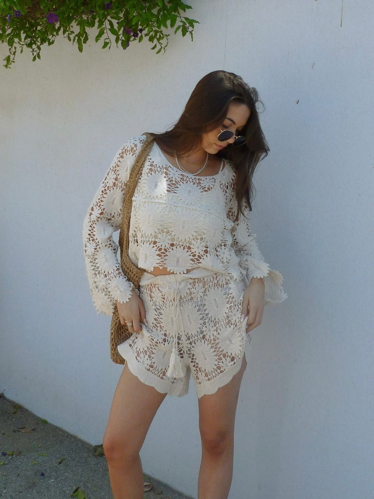 Sunspell Crochet Top