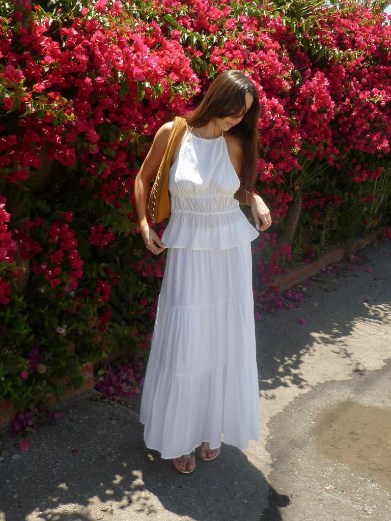 Tuscany Halter Top in White