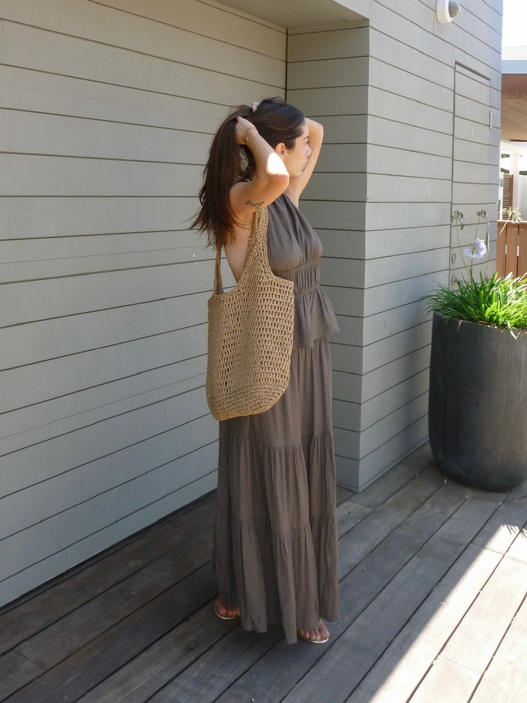 Tuscany Halter Top in Espresso