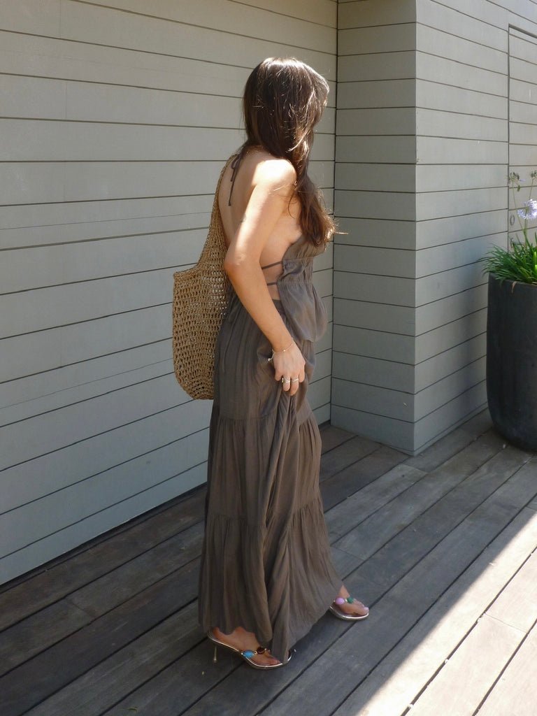 Tuscany Halter Top in Espresso
