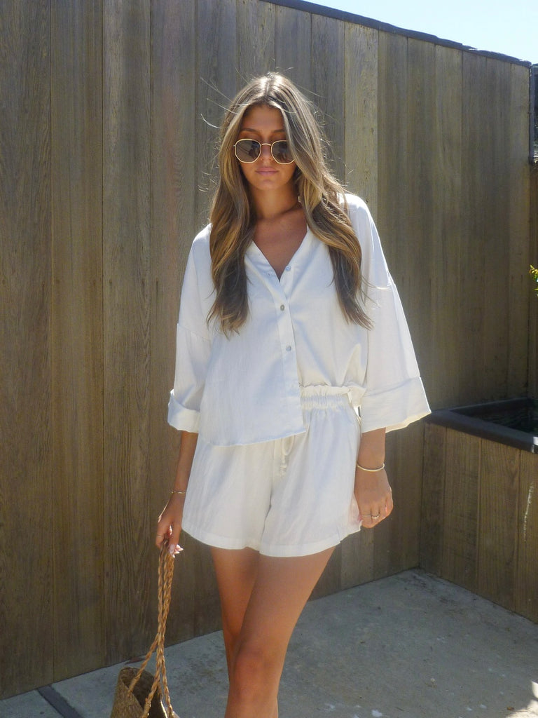 Ocean Tencel Shorts