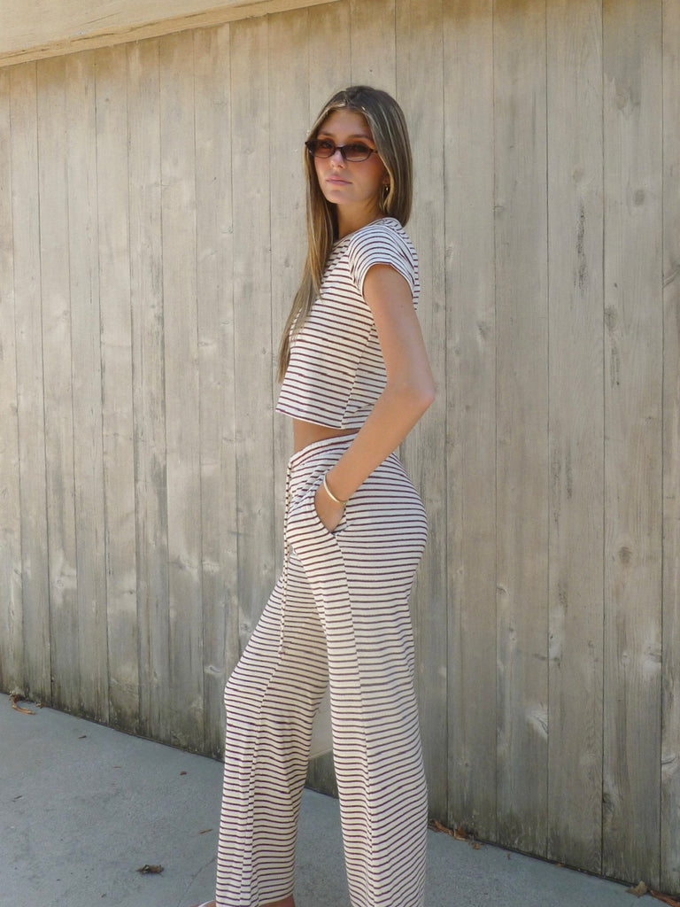 Colton Terry Stripe Pant