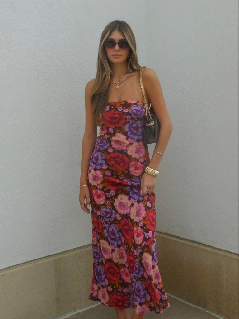 Dahlia Strapless Maxi Dress