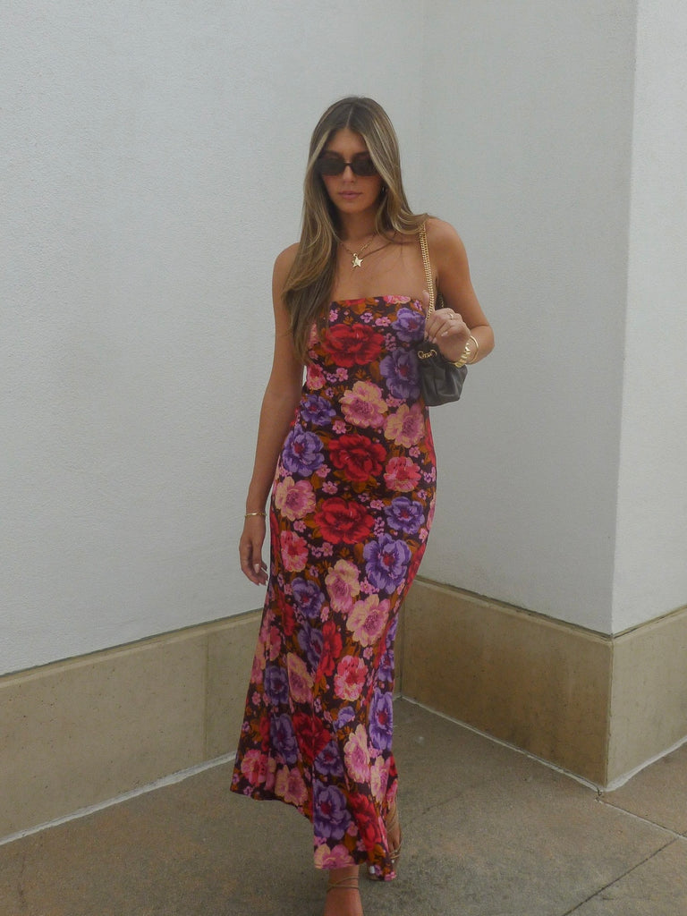 Dahlia Strapless Maxi Dress