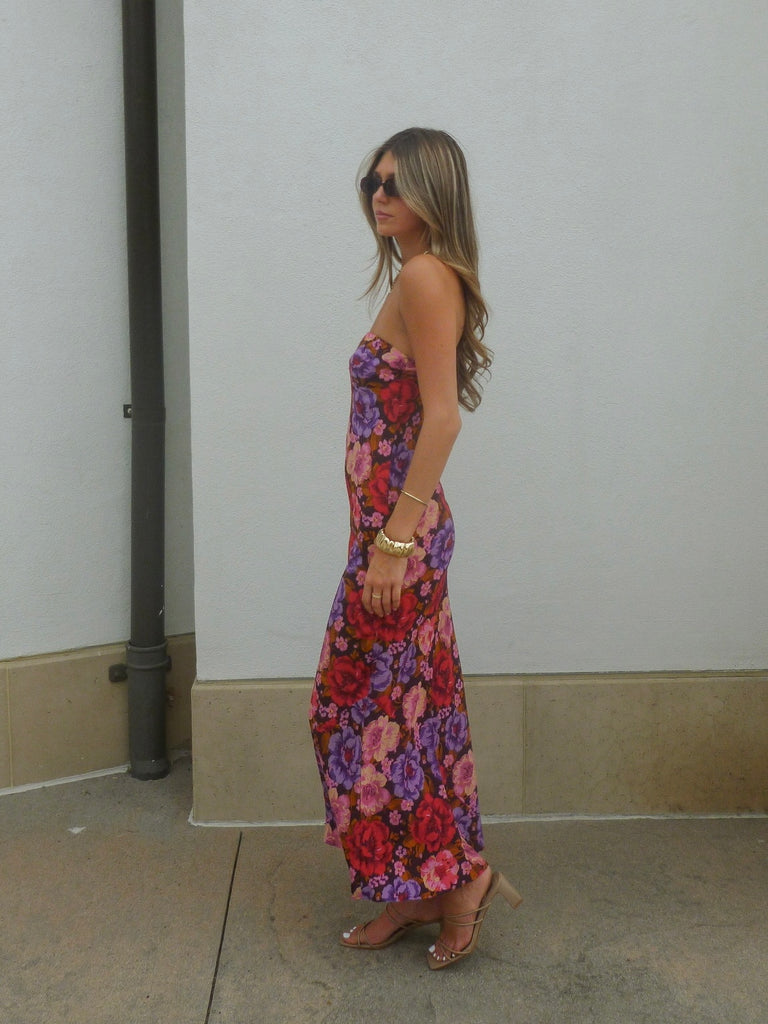 Dahlia Strapless Maxi Dress