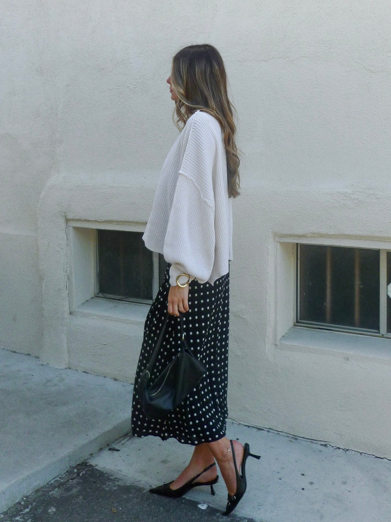 Monte Knit Sweater in Natural