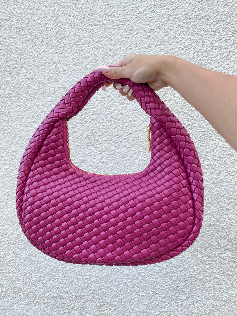 Lorelai Shoulder Bag in Fuschia
