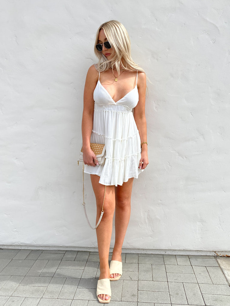 Shae Sun Dress in White