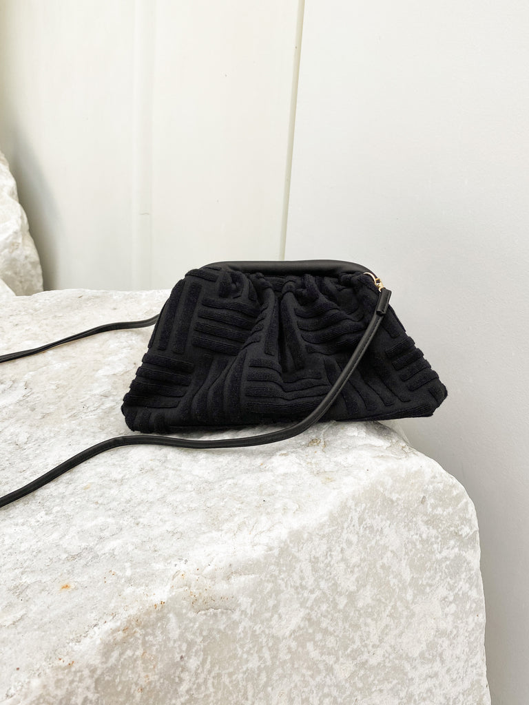 The Terry Clutch in Black