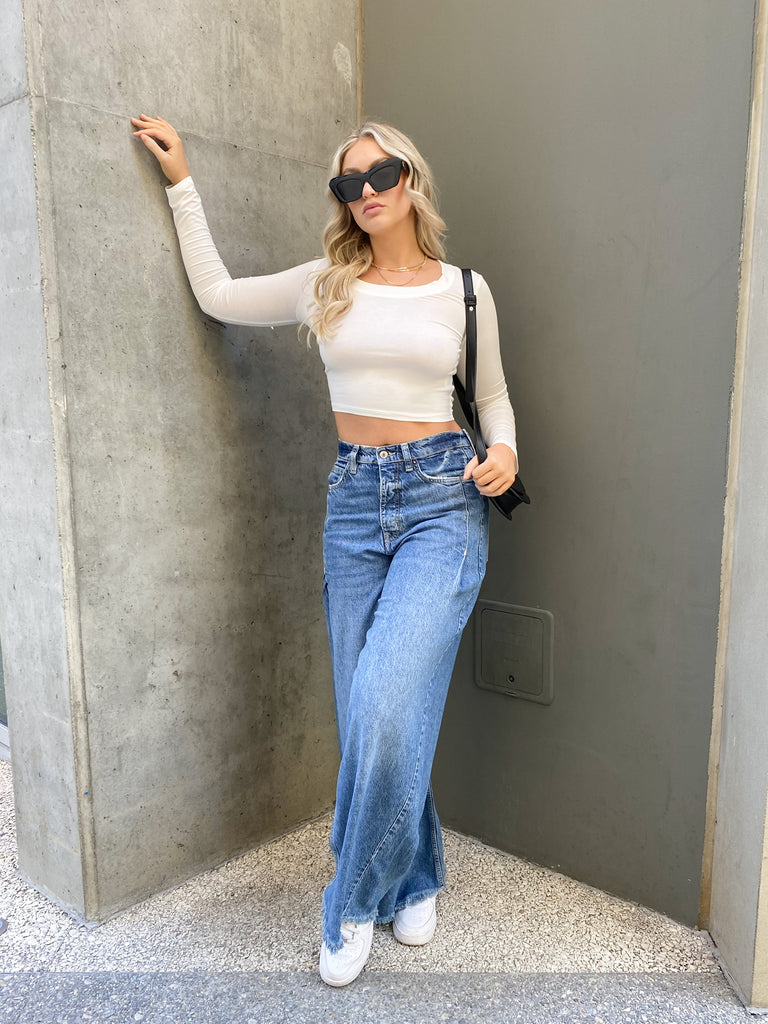 Free People Canyon Blue Jeans