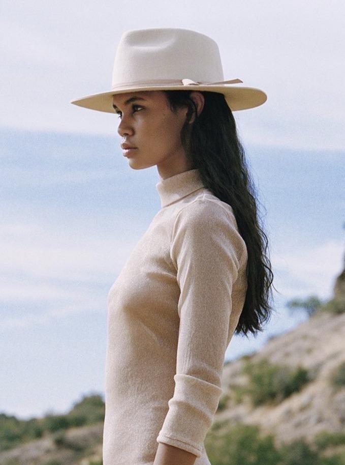 IVORY Lack of Color ZULUwardrobe staple, vintage classic fedora wardrobe staple. Lack of Color Ivory Zulu Size Medium | eBay main image 4