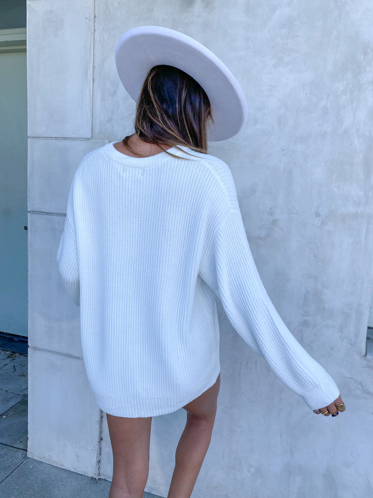 Brookhurst Sweater in White