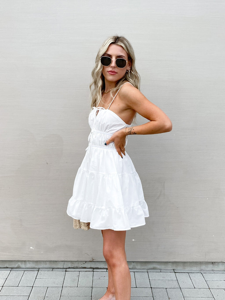 Mia Dress in White