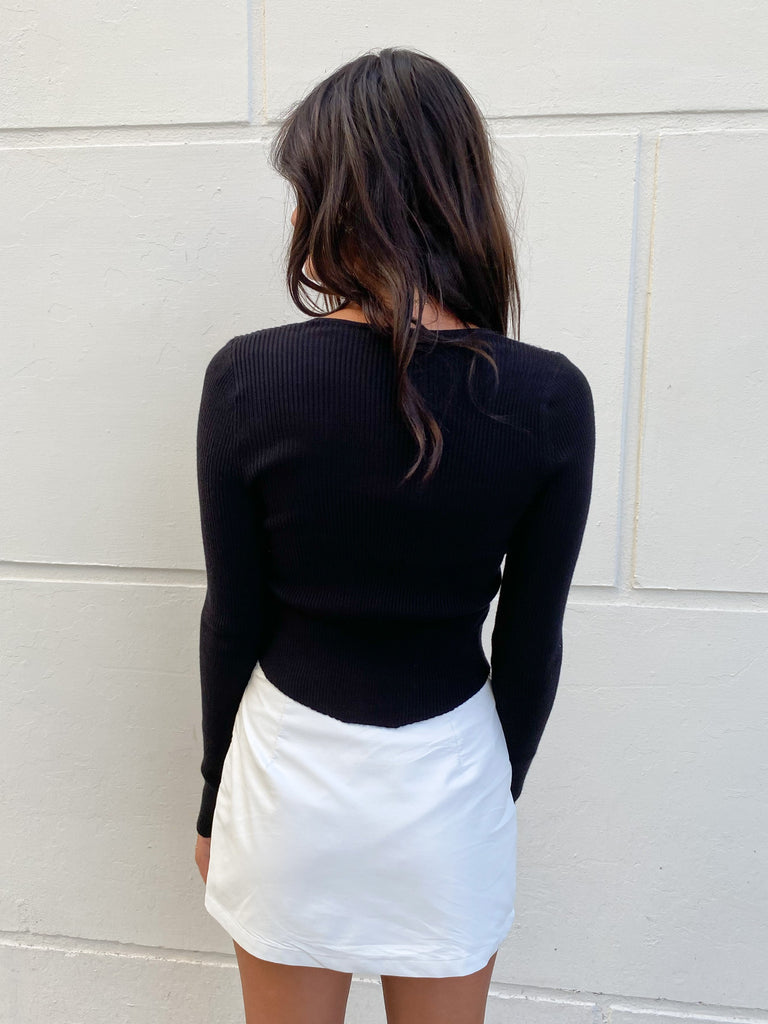 Zaza Vegan Mini Skirt in White