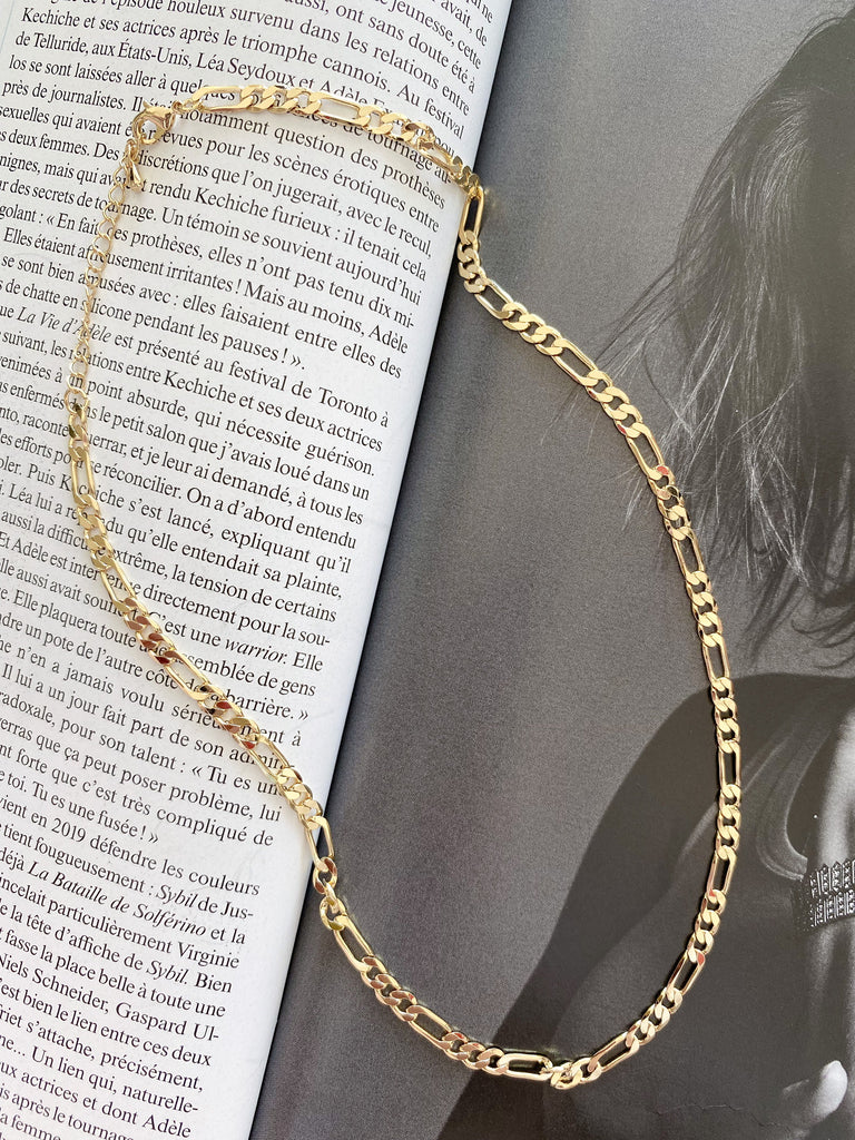 Skinny Curb Chain Necklace