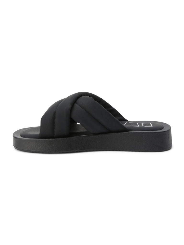 Piper Slide Sandals in Black by MATISSE