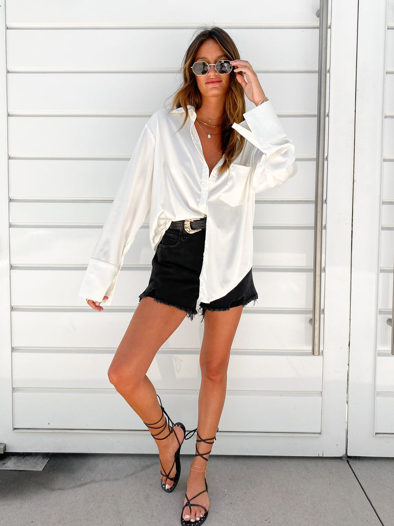 Soho Button Down in Pearl