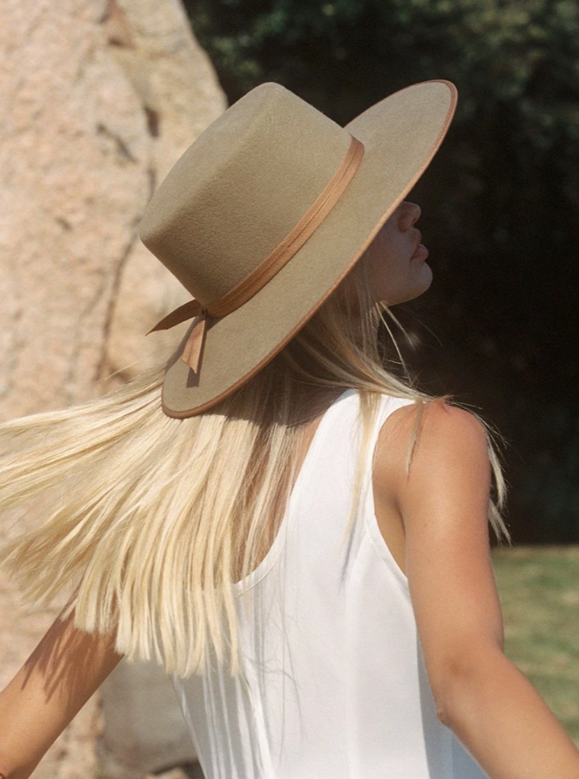 LIKE NEW | Lack of Color Teak Rancher Boater Hat Medium (57cm) Lack Of Color | Accessories | Like New Lack Of Color Teak  main image 3