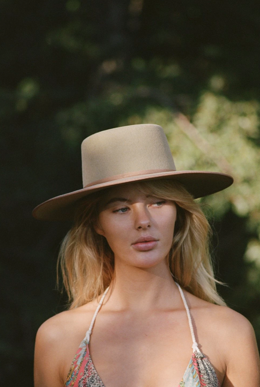 Teak Rancher Boater by LACK OF COLOR | Rebel Violet