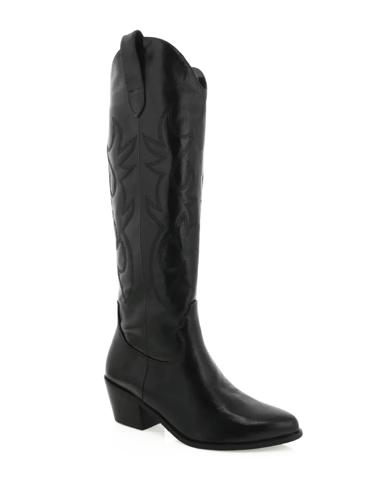 Urson Boots in Black Shine by BILLINI